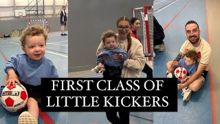 Rubens first class at Little Kickers He smashed it ⚽️🤍 [upl. by Anilejna690]