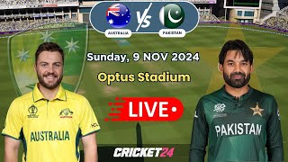 Cricket 24 Australia vs Pakistan 3rd ODI  Live Cricket Score  AUS vs PAK  Live [upl. by Dranek]