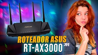 Roteador ASUS RTAX3000 [upl. by Treblih]