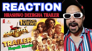 HRASHWO DEERGHA Nepali Movie Trailer Reaction  Harihar Adhikari Neeta Dhungana Pradeep [upl. by Marlea]