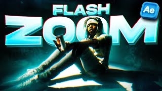 FLASH ZOOM Music video EFFECT After effects tutorial [upl. by Madriene]