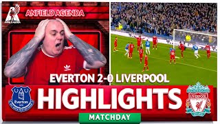 LIVERPOOL FAN REACTS TO EVERTON 20 LIVERPOOL HIGHLIGHTS [upl. by Ax]