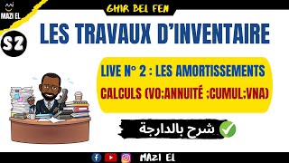 les amortissement session live n°2  Calculs de la quotVO Annuité cumul damortissements et VNAquot [upl. by Lourdes]