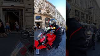 Non è questione di cavalli ma di sorrisi🔥viralvideoshortvideoshortsducatiyoutubeshortsbikers [upl. by Ahseenak]