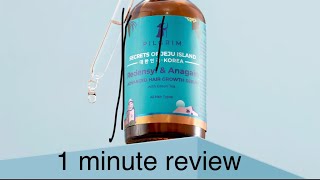 1 minute review  Pilgrim advanced hair growth serumbald hairgrowth hairserum viralvideo [upl. by Ahsinroc]