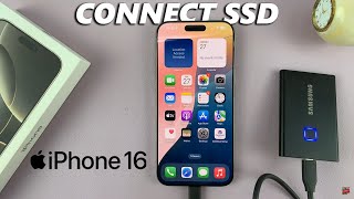 How To Connect SSD To iPhone 16  16 Pro [upl. by Anitap293]