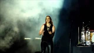 Halestorm  Dissident Aggressor Judas Priest cover at Awesome Biker Nights in Sioux City IA [upl. by Kire]