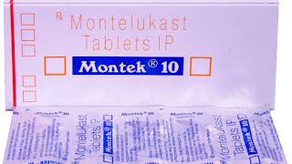 सांस में प्रॉबलम खांसी में तुरंत आराम। Motelukast Tablet IP 10mg  Montek 10 mg Tablet in Hindi [upl. by Neneek]