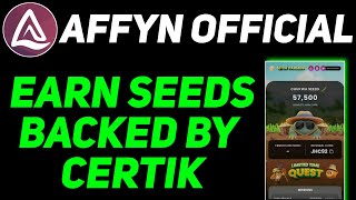 Affyn Official Airdrop Farming  Affyn FYN Token  Affyn Quests amp Chukwa Seed  Affyn Airdrop Update [upl. by Yatnod982]