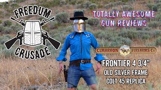 Cimarron 1873 Frontier 45 Long Colt Review The Ultimate Cowboy Revolver Experience [upl. by Agate]