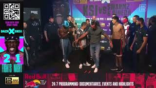 KSI Face Off vs Pineda KSI Starts Speaking Spanish Then Starts Fight With Swarmz  KSI vs Swarmz [upl. by Herald457]