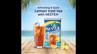 NESTEA ICED TEA LEMON  Refreshing amp Easy to Make [upl. by Arammahs]