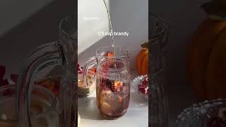 The BEST fall sangria recipe sangria cocktails [upl. by Ellehcam]