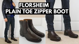 Florsheim  Midtown Plain Toe Zipper Boot Review [upl. by Leivad]