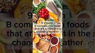 Vit B complex rich foods youtubeshorts shorts [upl. by Egnalos667]