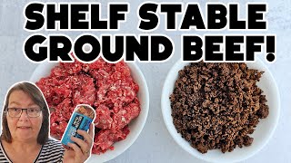 Dehydrate Ground Beef for ShelfStable Meat for Your Pantry [upl. by Koren767]