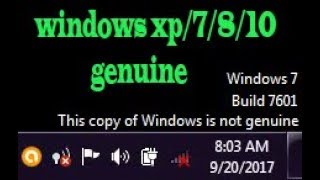 Windows xp 78 ultimate 32 bit and 64 bit genuine product key problem fix with slui and cmd [upl. by Debarath153]