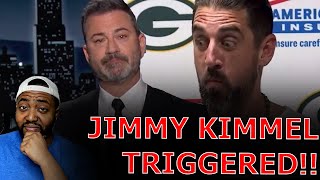 Jimmy Kimmel PANICS After Aaron Rodgers OUTS Him For Getting TRIGGERED Over Epstein Client List [upl. by Hodgson]