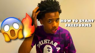 How To Start Freeform Dreads in 2024  Tutorial [upl. by Fields]