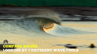 Compare the waves at 5 different wave pools [upl. by Elatsyrc15]