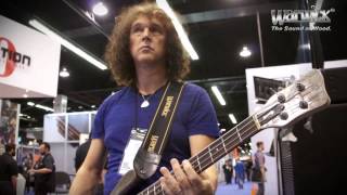 Warwick  NAMM 2014  Peter Baltes Jamming with his new Custom Streamer [upl. by Royall]