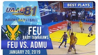 UAAP 81 Jrs Basketball RJ Abarrientos paces FEU in loss to Ateneo  FEU  Best Plays [upl. by Tigges47]