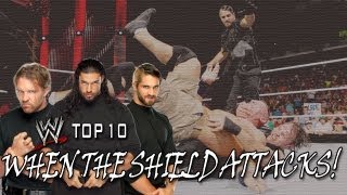 The Shields Path of Destruction  WWE Top 10 [upl. by Nyvlem]