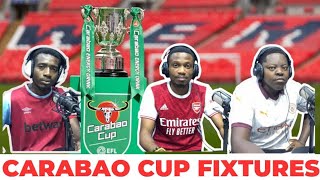 CARABAO CUP FIXTURES  VOLT SPORTS [upl. by Mairb]