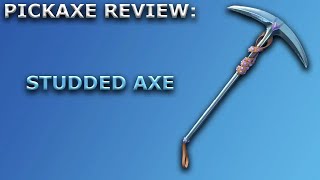 Studded Axe Pickaxe Review  Sound Showcase  Fortnite Battle Royale [upl. by Lombardi]