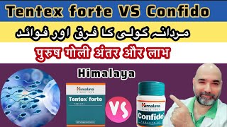 Himalaya Tentex forte vs Confido supplement benefitsurduhindi [upl. by Nwahsaj]