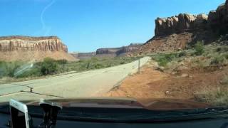 Driving Around the American Southwest  Day 9  Canyonlands Needles to Monument Valley [upl. by Halian]