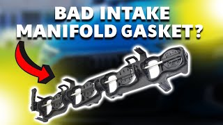 SYMPTOMS OF A BAD INTAKE MANIFOLD GASKET How to Fix it [upl. by Terag138]