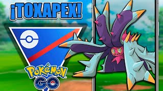 🥊 ¡TOXAPEX es un VERDADERO TANQUE en la LIGA SUPER de GO BATTLE LEAGUE en Pokémon GO [upl. by Leimaj]