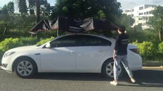 How to install Lanmodo semi automatic car tent [upl. by Colbert]