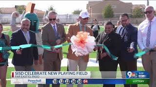 Socorro ISD celebrates new turf at Pebble Hills Eastlake high schools [upl. by Alle494]