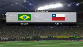 W S Winning Eleven 10 Original Season 2006 BRAZIL vs CHILE playstation4 gameplay we10 [upl. by Madelin76]