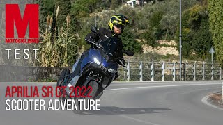 Aprilia SR GT 2022  Il TEST dello SCOOTER Adventure di Noale [upl. by Atikihc]