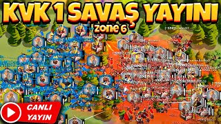 Önce F2P Sonra SHARK Hesapla KVK1 Savaşı  Rise of Kingdoms [upl. by Anaylil]