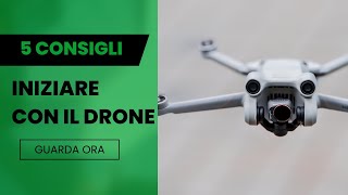 MIGLIORA con il DRONE VELOCEMENTE  5 Consigli [upl. by Marpet]