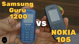 Samsung Guru 1200 vs Nokia 105 Hindi Review  Which one to buy  Tech Talk [upl. by Cate]