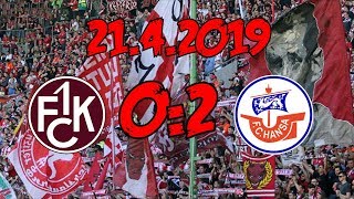 1 FC Kaiserslautern 02 FC Hansa Rostock  2142019  Ohne Worte [upl. by Kronick]