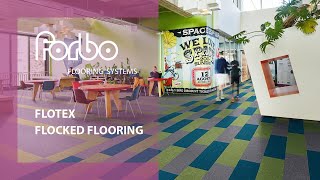 Flotex Flocked Flooring  Forbo Flooring Systems [upl. by Bonne]