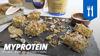 Vegane Haferriegel  Gesundes Flapjack Rezept von Myprotein [upl. by Hniht]