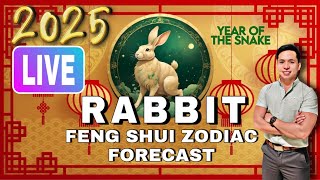 RABBIT FENG SHUI ZODIAC 2025 FORECAST LIVE [upl. by Oranneg]