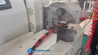 Semiautomatic Spot Tape Wrapping Machine for Hoses YHBD305  Yuanhan [upl. by Ashjian26]