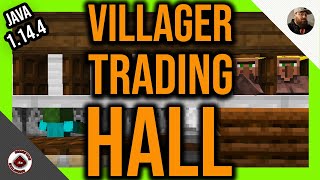 How to build a Villager Trading Hall [upl. by Nydnarb]