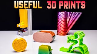 USEFUL 3D Prints  7 Functional Cool 3D Printed Ideas 1 [upl. by Milena]