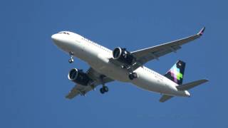 Volaris Airlines First A320 NEO N528VL  Short Final Hamburg Finkenwerder [upl. by Rhys464]