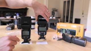 Flash Review  Gloxy F990 vs Nikon SB900 vs Yongnuo 565ex [upl. by Weston]