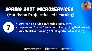 Spring Boot MicroServices Course  RestClient with Resilience4j Patterns Applied [upl. by Zsa Zsa]